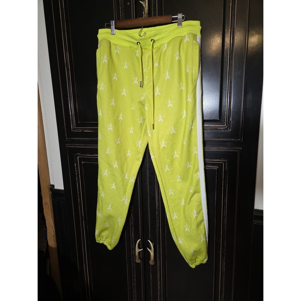 Jeffree Star Cosmetics  Joggers In Chartreuse Green, Large,  Stars, Stylish, ...